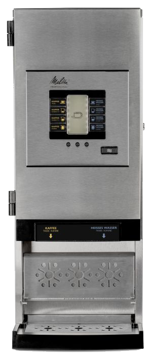 Melitta AromaEleganza Macchina Da Caffè Con Filtro - Caraffa In Vetro Borosilicato, 1,25L, Tecnologia Aroma Control, Display Calcare, Design Tedesco